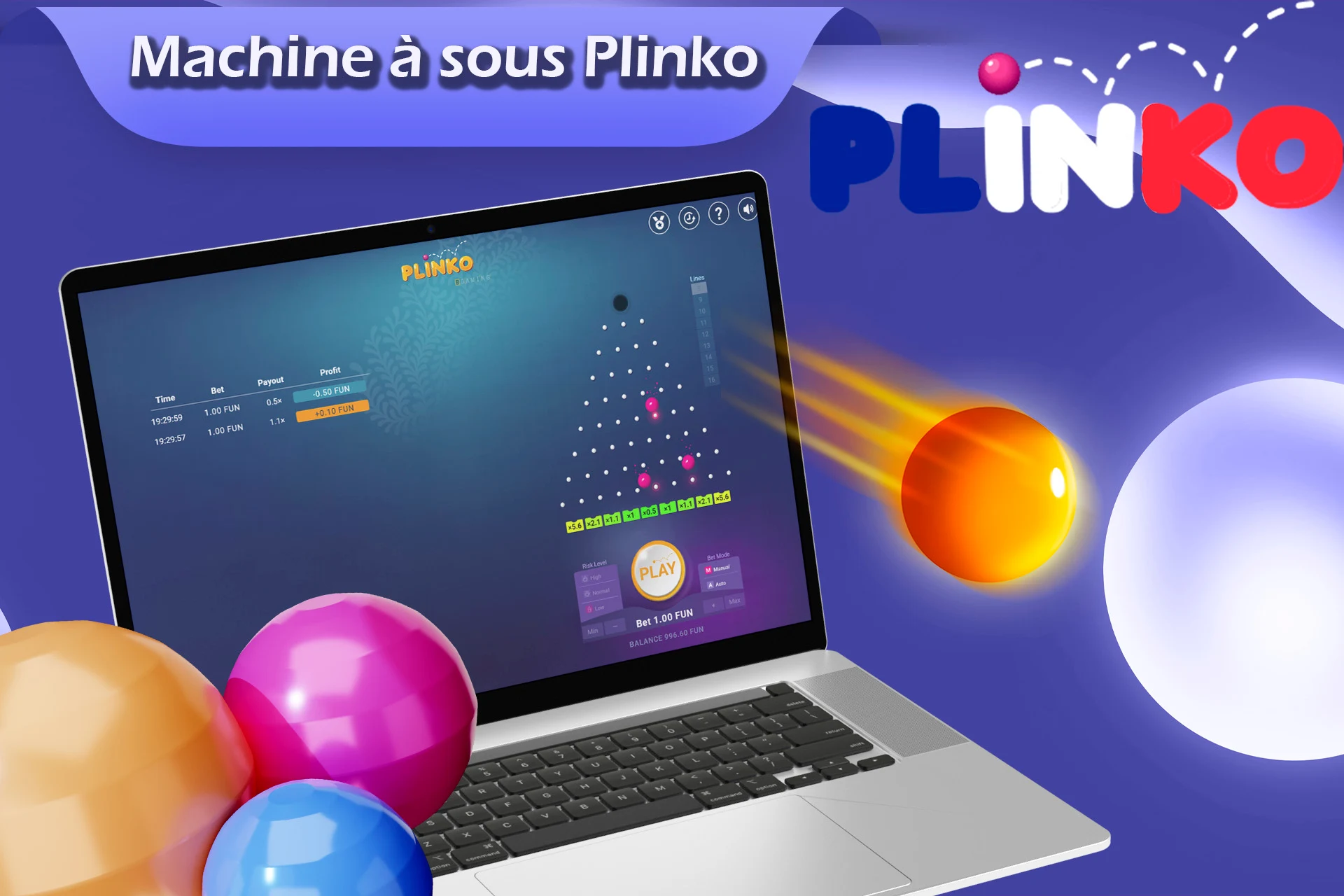 Principales fonctionnalités du jeu